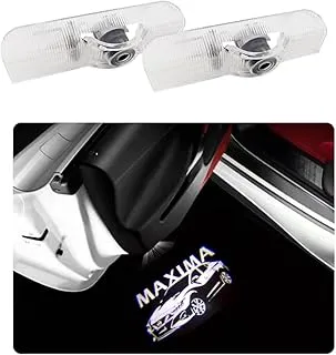 2PCS Car Door Logo Projector Lights LED Ghost Shadow Lights Puddle Lights Compatible with Maxima 2016-2022 (Maxima-car)