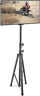 Pyle Premium LCD Flat Panel TV Tripod, Portable TV Stand, Foldable Stand Mount, Fits LCD LED Flat Screen TV Up To 60