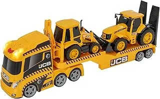 Teamsterz JCB Light and Sound Heavy Load Transporter, Yellow/Black