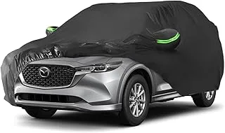 Car Cover Compatible with Mazda CX5 2019-2023 6 Layers 210T Windproof All Weather Waterproof Sun Rain UV Dust Snow Protection Outdoor Covers