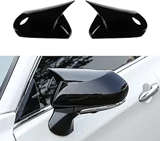 CKE Glossy Black for Toyota Camry 2023 2022 2021 2020 2019 2018 Accessories Aggressive Look Car Auto Mirror Cover Rearview Mirror Guard Covers Door Side Moulding Exterior Decoration Trims