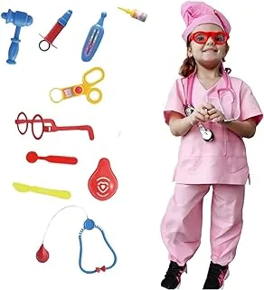 Fitto Kids Chef Costume Dress Up Set With Hat, Apron, Oven Mitt, And Accessories