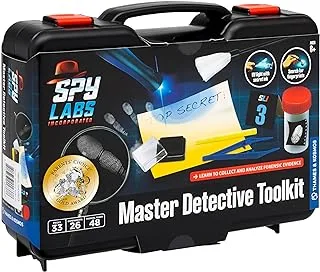 Thames & Kosmos Spy Labs Master Detective Toolkit - Investigative Science Kit for Kids, Spy Gadgets, Educational STEM Toy