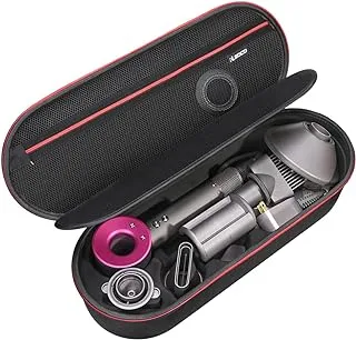 Hard Case for Dyson Supersonic Hair Dryer HD15 HD08 HD07 HD03 HD01, Portable Travel Storage Bag for Dyson Supersonic Hair Dryer - Fits Complete Supersonic Accessories by RLSOCO (Black)