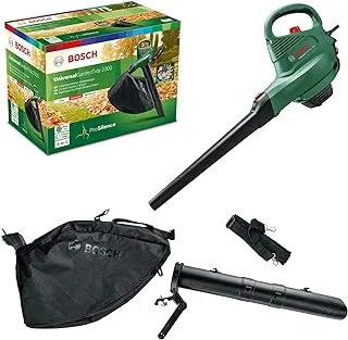 Bosch 06008B1072 Electric Leaf Blower and Vacuum UniversalGardenTidy 2300 (2300 W, collection bag 45 l, variable speed, for blowing, vacuuming and shredding leaves, in carton packaging)