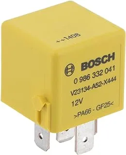 Bosch 0986332041 Mini Relay 12V 40A, IP5K4, Operating Temperature from -40 Degree to 85 Degree C, 5 Pin Relay