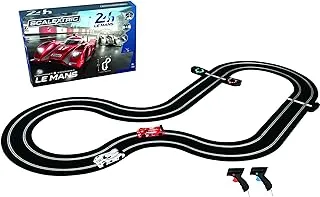 مجموعة مسار السباق Scalextric C1368T 24 Hr Le Mans Sports Cars Slot Car Analog 1:32، أحمر/أبيض/أسود