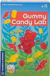 Thames & Kosmos Gummy Candy Lab - DIY Candy Making Kit for Kids, Fun & Educational STEM Activity