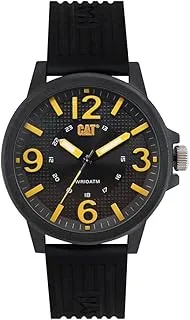 Caterpillar CAT Groovy Men Watch, 44.5 mm case, Polycarbonate case, Silicone Strap