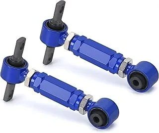 Hypertune Adjustable Control Arm Integra EG Rear Camber Arms Kit Compatible with Honda Civic 92-00 Blue