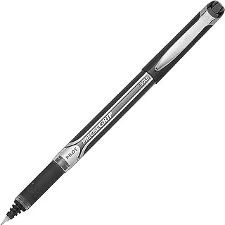 PILOT Precise Grip Liquid Ink Rolling Ball Stick Pens, Bold Point, Black Ink, 12-Pack (28901)