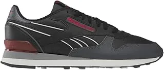 Reebok Classic Leather Clip Unisex Cblack/Purgry/Vecred Shoes 44.5