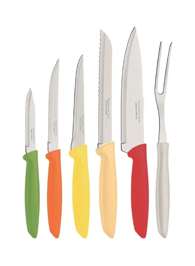 TRAMONTINA 6-Piece Flatware Set Multicolour