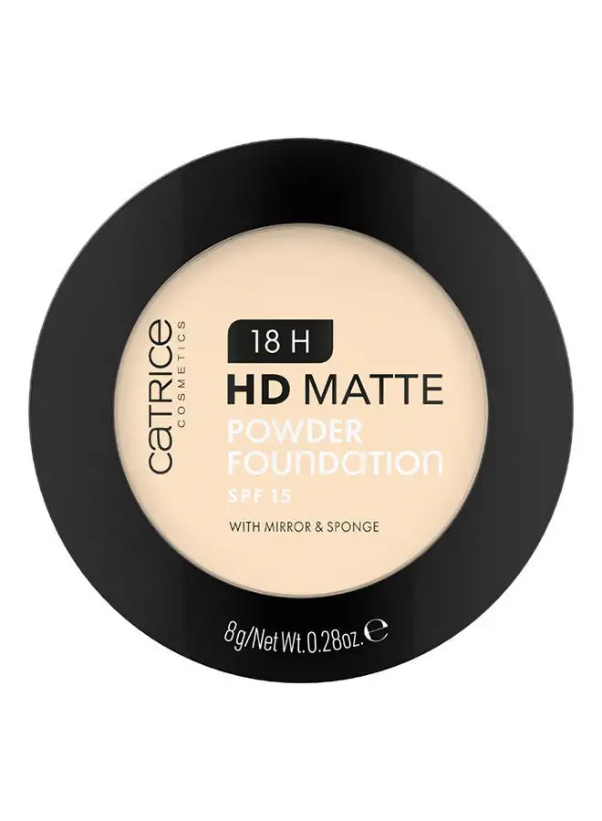 Catrice 18H Hd Matte Powder Foundation 001C