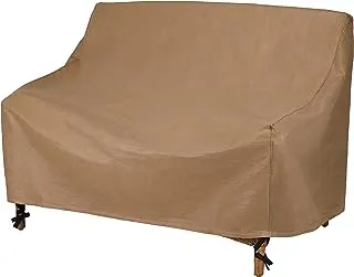 Classic Accessories Duck covers essential water-resistant 70 inch patio loveseat cover, patio furniture covers - Latte