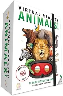 Abacus Brands Virtual Reality Animals! - Illustrated Interactive VR Book and STEM Learning Activity Set