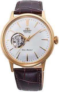 Orient Bambino Open Heart' Japanese Automatic Stainless Steel and Leather Dress Watch