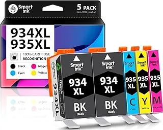 Smart Ink Compatible Ink Cartridge Replacement for HP 934 XL 935 935XL 934XL for Officejet Pro 6230 6830 6835 Officejet 6220 6812 6815 6820 (2BK & C/M/Y 5 Pack Combo)