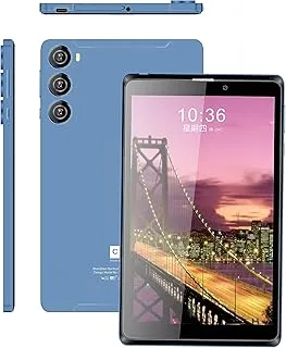 C idea Smart Tablet Android 8-Inch IPS Screen 5G LTE Single SIM WiFi,CM835 Kids Tab Zoom Supported Tablet PC with Pre-installed Tempered Glass and Flip Case Cover (Blue)