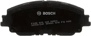 مجموعة وسادات فرامل قرص السيراميك الفاخرة من BOSCH BC2076 - متوافقة مع مجموعة مختارة من Lexus ES300h، ES350، UX200، UX250h؛ تويوتا أفالون، كامري، راف 4؛ أمام