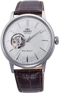 Orient Bambino Open Heart' Japanese Automatic Stainless Steel and Leather Dress Watch