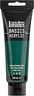 Liquitex Basics Acrylic Colour 118ml Phthalocyanine Green Row