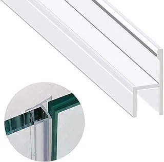 Zengest Glass Door Seal Strip, 120 Inch Soft Shower Door Sweep to Stop Leaks, Shower Silicone Seal Strip