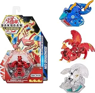 BAKUGAN Legends، سلسلة بلاتينيوم معدنية حقيقية، 2 BakuCores، بوابة وبطاقة شخصية، ألعاب أطفال للأولاد، للأعمار من 6 سنوات فما فوق، قد تختلف الأنماط