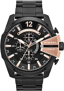 Diesel Men's Mega Chief Stainless Steel Chronograph Quartz Watch