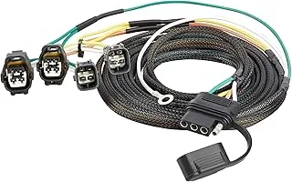 Oyviny Custom 4 Pin Trailer Wiring Harness 55363 for 1998-2006 Jeep TJ/Jeep Wrangler, Plug&Play TJ Trailer Wiring 80 Inches