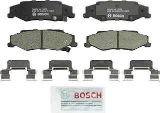 مجموعة وسادات الفرامل القرصية الخزفية الفاخرة من BOSCH BC732 - متوافقة مع سيارات مختارة من كاديلاك XLR؛ شيفروليه كورفيت؛ مؤخرة