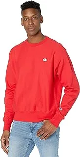 Champion mens Reverse Weave Crew, Left Chest C Sweatshirt