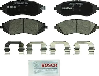 BOSCH BC1035 QuietCast Premium Ceramic Disc Brake Pad Set - Compatible With Select Chevrolet Aveo, Aveo5, Spark, Spark EV; Pontiac G3; Suzuki Forenza, Reno; FRONT