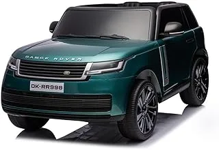 DORSA Licensed Kids Range Rover Realistic Design Premium Version Music, USB & Light | Electric Kids Baby Big Car Battery Car for Kids to Drive 2 to 7 Years Boy Girl(Metallic Green)