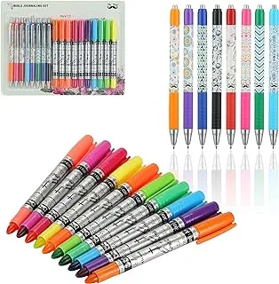 Mr. Pen- Bible Journaling Kit, 18 Pack (10 Bible Gel Highlighter, 8 Bible Pens), Bible Highlighters and Pens No Bleed, Gel Highlighters, Bible Pens, Bible Pens and Highlighters No Bleed, Gifts, Gift