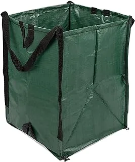 DuraSack Heavy Duty Home & Yard Bag (Green) - 48 Gallon Woven Polypropylene Self Standing Reusable Lawn and Leaf Bag with Reinforced Carry Handles