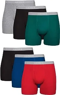 Hanes mens Tagless Cool Dri Boxer Briefs With Comfortflex Waistband - Multiple Packs Available Boxer Briefs (pack of 12)