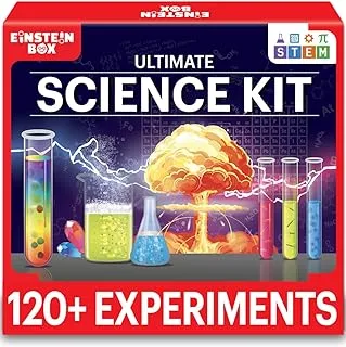 Einstein Box Toy Science Kit for Girls & Boys Ages 7-8-9-10-11-12-13-14| Gift Toys for Kids Ages 7+ Year Old| Learning & Education STEM Toys For Kids, 125+ Experiments