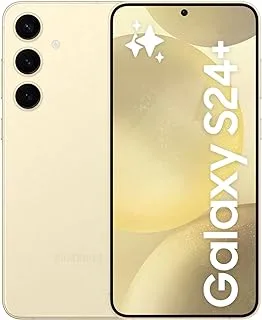 SAMSUNG Galaxy S24+, AI Phone, 512GB Storage, Amber Yellow, 12GB RAM, Android Smartphone, 50MP Camera, Bigger Display, Faster RAM, Long Battery Life (UAE Version)