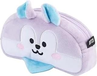 حافظة أقلام Grupo Erik BT21 الرسمية من New Mang Plush | مقلمة للأطفال | 7.87 × 1.97 × 3.54 بوصة - 20 × 5 × 9 سم | حالة مستحضرات التجميل | هدايا BT21 | مقلمة كبيرة | مقلمة كاواي