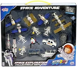 Nitro2Go Die-Cast Metal Space Adventure (17pcs)