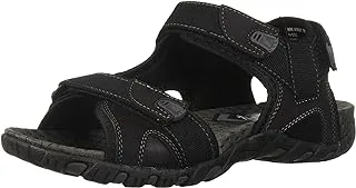 Nunn Bush Men's Rio Bravo Three Strap Outdoor Sport River Sandal with Hook and Loop Closure