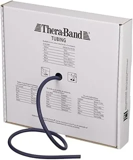 TheraBnad Professional Latex Resistance Tubes, 25 Foot Box of Tubing for Core and Full Body Workouts, Resistance Exercise for Physical Therapy, Lower Body Pilates, & Home Workouts, Various Resistances