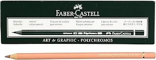 Faber-Castell Polychromos colour pencil 6pcs Box, 189 cinnamon,Water-resistant and smudge-proof,Thick 3.8 mm lead