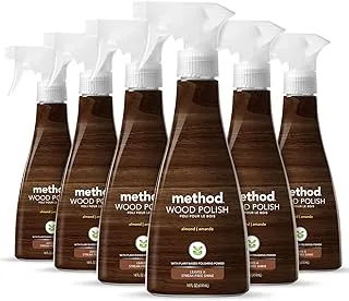 Method Wood Polish, Almond, 14 Ounces, 6 pack, Packaging May Vary