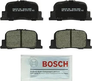 Bosch BC835 QuietCast Premium Ceramic Disc Brake Pad Set For 2000-2001 Lexus ES300; 2005-2010 Scion tC; 2000-2001 Toyota Camry; Rear