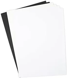 Sizzix Surfacez Cardstock A4 Black/Ivory/White 60PK | 665989 | Chapter 3 2022, Multicolor, One Size