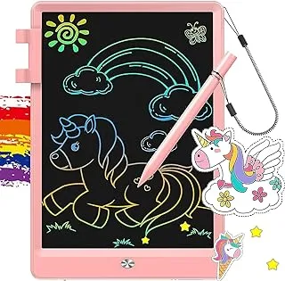 LCD Writing Tablet Doodle Board, Toys for1 2 3 4 5 6 Year Old Girls Boys, Drawing Pad for Kids, 10 Inch Colorful Electronic Board Drawing Tablet Gifts for Toddler Educational Learning Travel