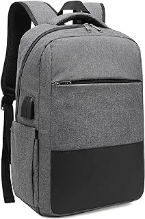 Men's Anti-Theft Laptop Backpack 15.6 Inch Laptop Backpack for Business Travel Leisure College – Grey