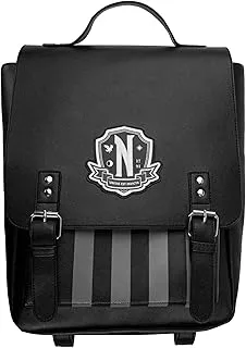 Cinereplicas Wednesday Nevermore Academy Black Backpack 25 x 32 x 13 cm Official Licence